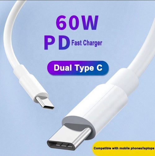 60W Fast charging Type C Cable